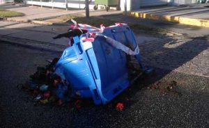 Brand i container bag Fakta i Haslev